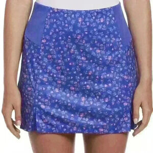 GRAND SLAM | Women's Blue/Pink Golf Pleated Skort